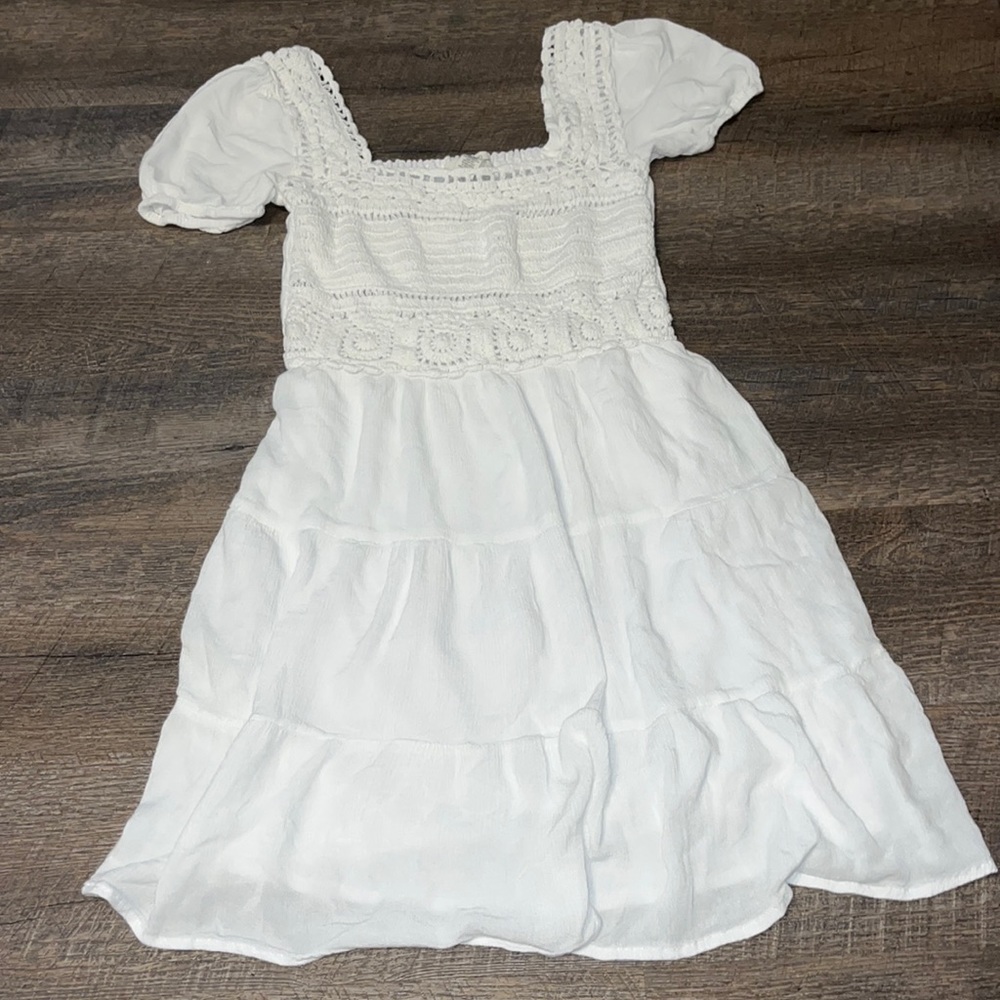 Crochet Flowy Dress
